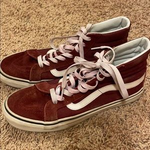 Maroon Vans Women’s size 8.5